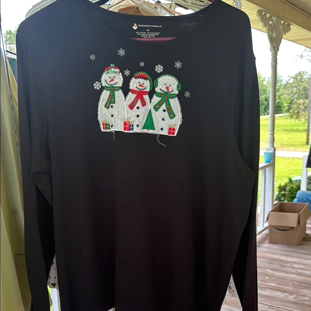 Designers Originals Black Holiday Sweater